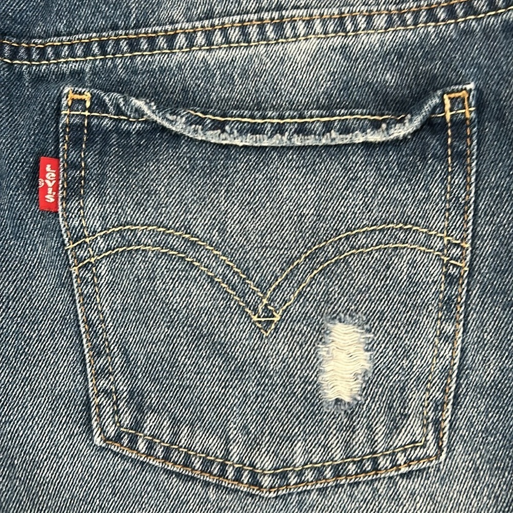 Levi’s Girls Denim Shortalls Size 16 Regular like new - Picture 10 of 12